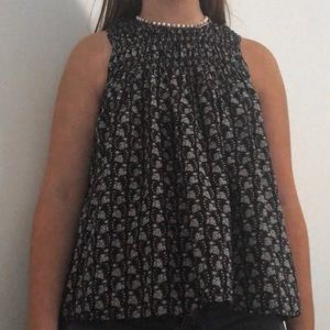 black and white tank